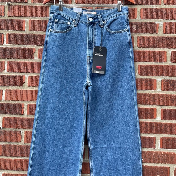🆕 Levi's High Loose Wide Straight Leg Jeans - Picture 4 of 12